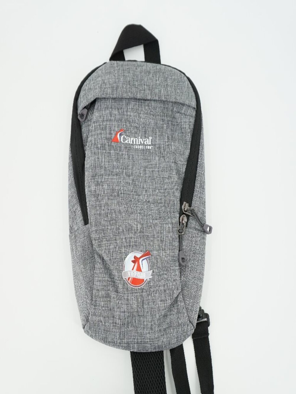 Carnival Cruise Lines VIFP Gray Shoulder Cross Body Bag